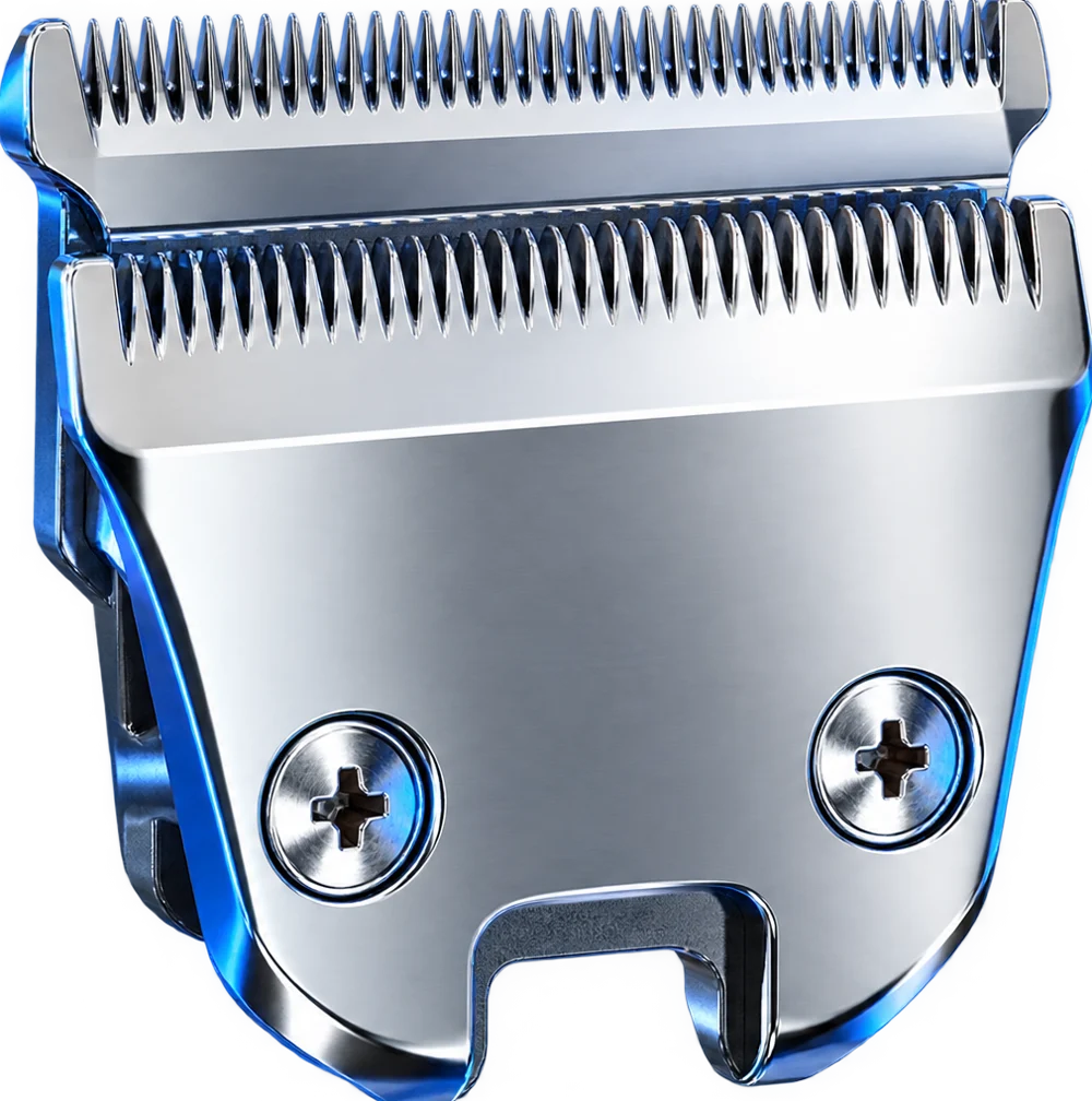 Polished steel clipper blade set